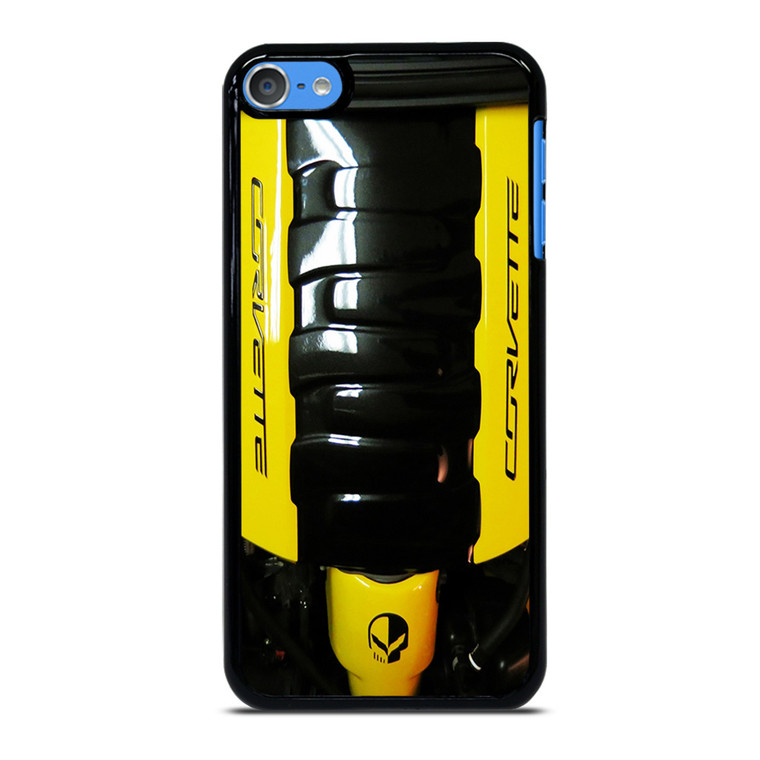 CORVETTE ENGINE YELLOW iPod Touch 7 Case