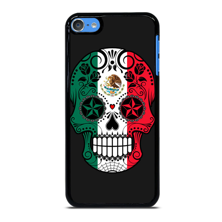 MEXICO SKULL SKELETON FLAG iPod Touch 7 Case