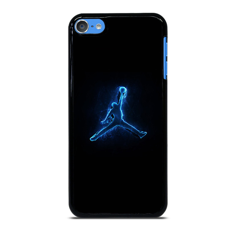 NIKE AIR JORDAN LOGO BLUE LIGHT iPod Touch 7 Case