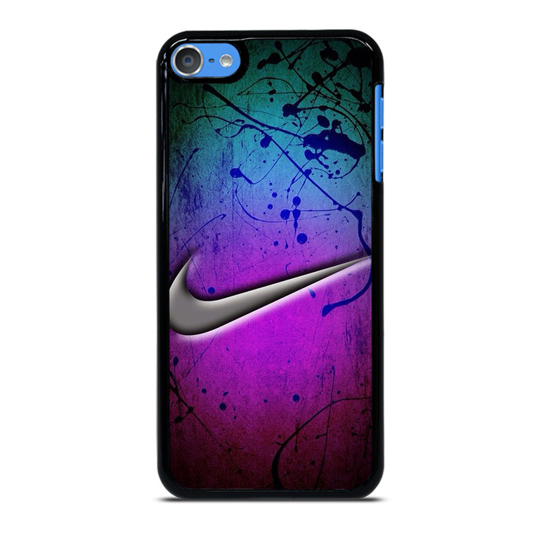NIKE LOGO GREEN VIOLET iPod Touch 7 Case
