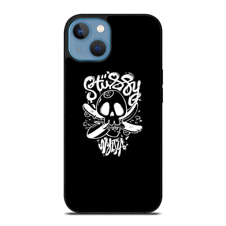 STUSSY SKULL LOGO ARTWORK iPhone 13 Case