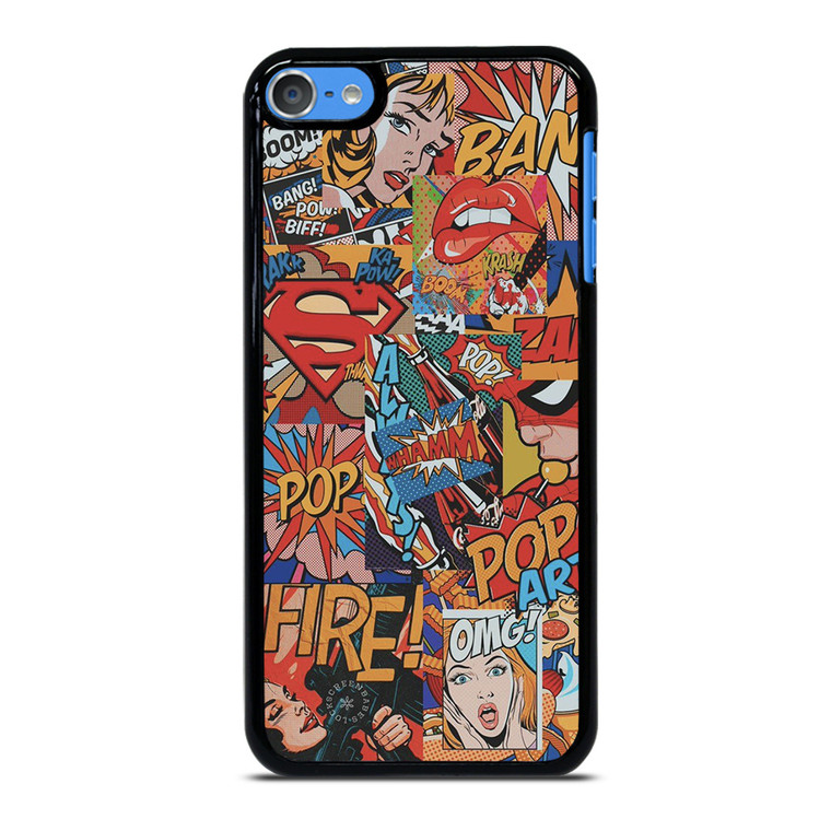 SUPERMAN POP ART COMIC iPod Touch 7 Case