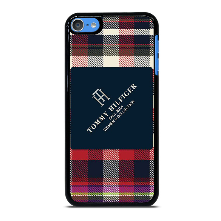 TOMMY HILFIGER RED BLACK PATTERN iPod Touch 7 Case