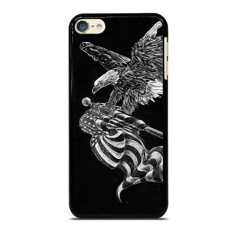 AMERICAN FLAG EAGLE SKETCH iPod Touch 6 Case