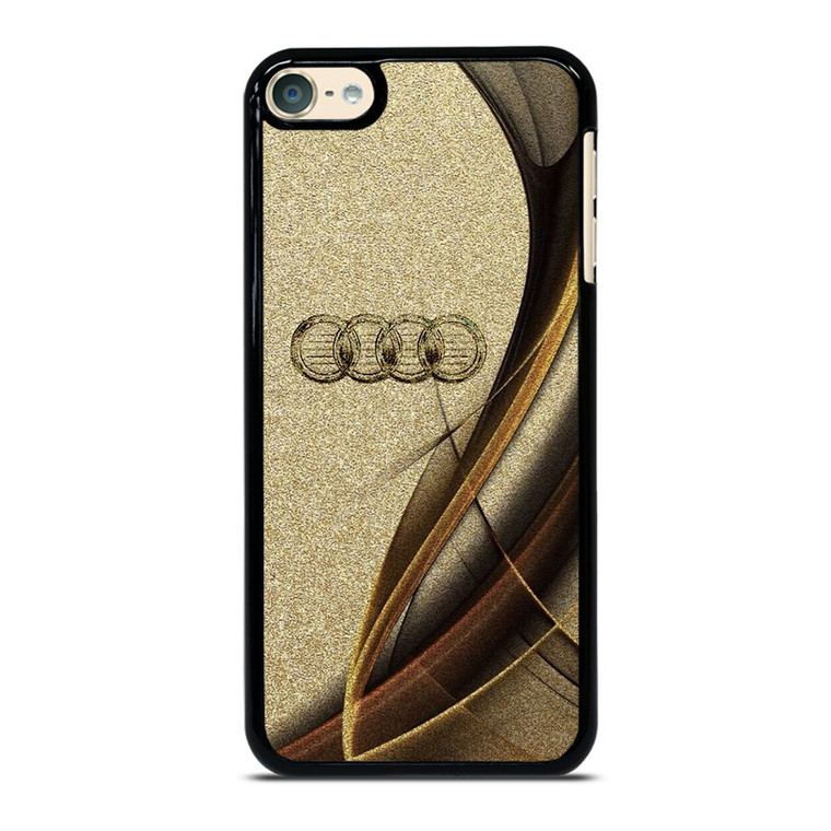 AUDI LOGO ELEGAN GOLD TEXTURE iPod Touch 6 Case