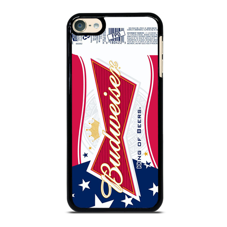 BUDWEISER AMERICAN FLAG LOGO iPod Touch 6 Case