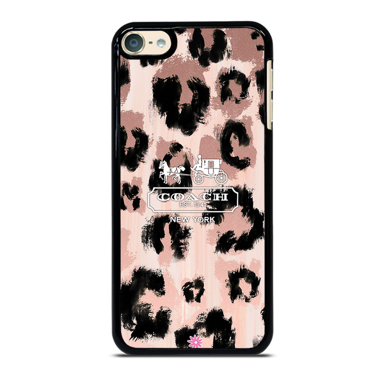 COACH NEW YORK LEOPARD SKIN iPod Touch 6 Case