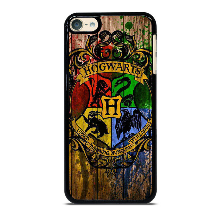 HOGWARTS HARRY POTTER LOGO WOOD iPod Touch 6 Case