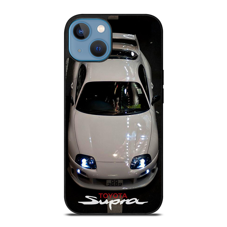 TOYOTA SUPRA WHITE CAR iPhone 13 Case TOYOTA SUPRA WHITE CAR iPhone 13 Case