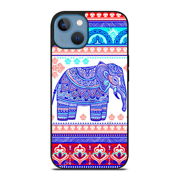 TRIBAL ORNAMENTSTOCK VECTOR ELEPANT iPhone 13 Case