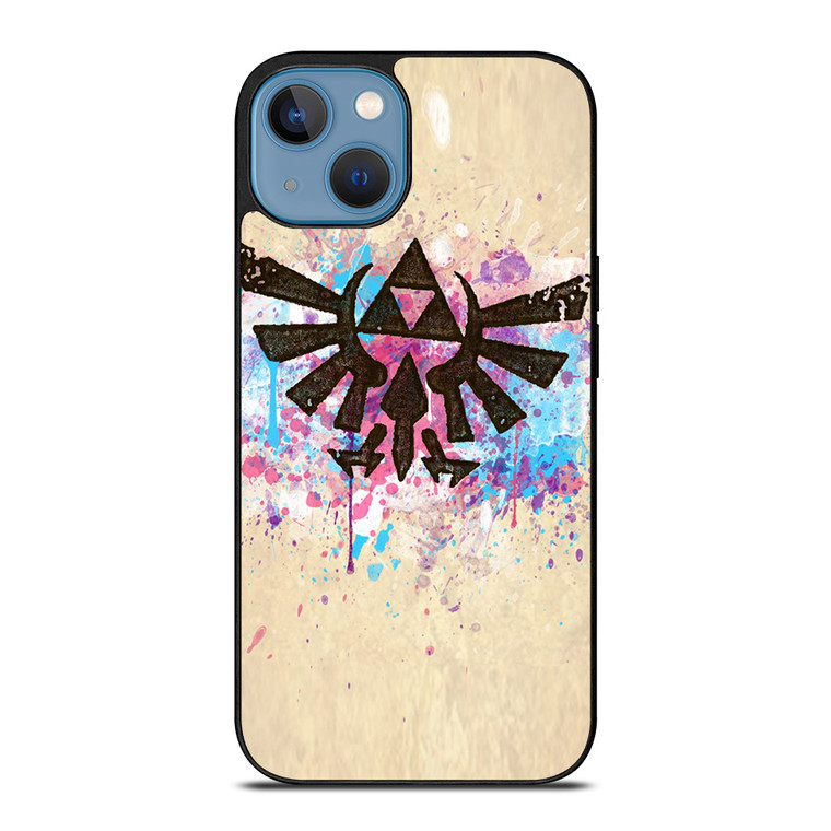 TRIFORCE SPLASH EMBLEM ART iPhone 13 Case