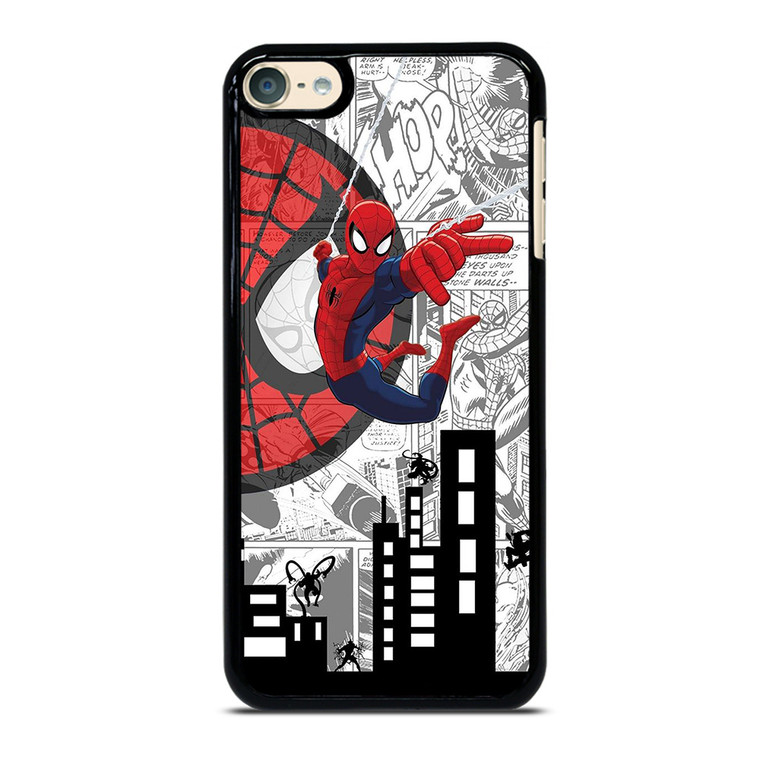 MARVEL SPIDERMAN COMIC CARTOON iPod Touch 6 Case
