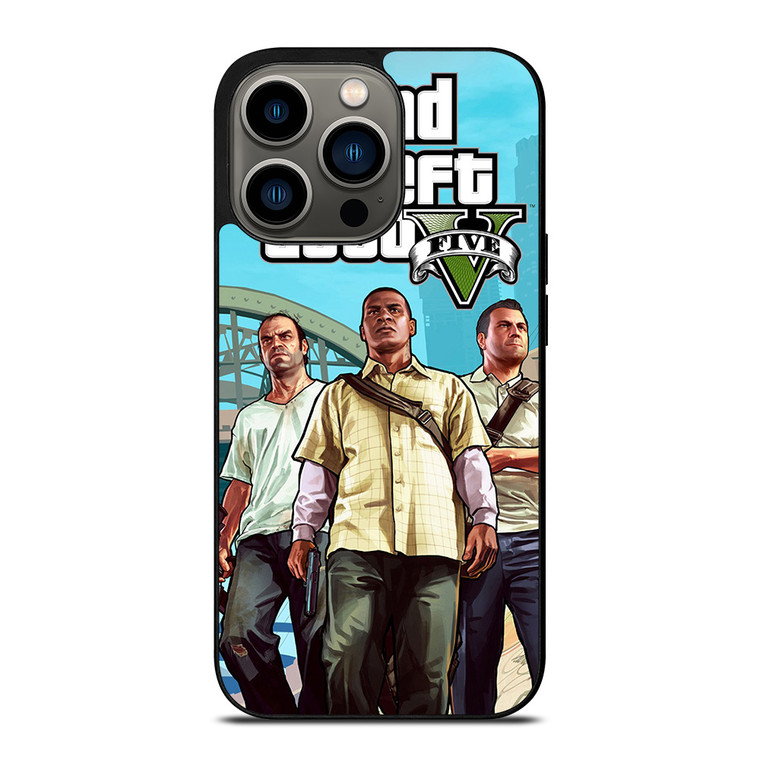 GRAND THEFT AUTO FIVE GTA GAME CHARACTER iPhone 13 Pro Case