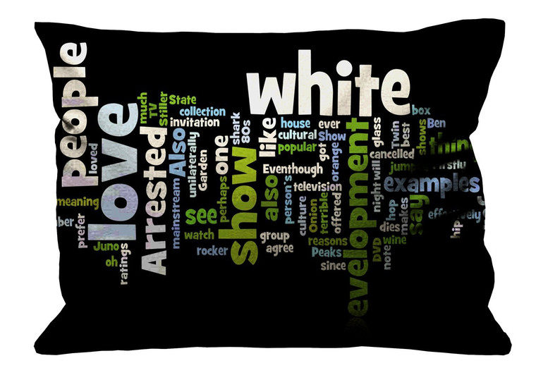 WORDS TO LIVE Pillow Case Cover Recta