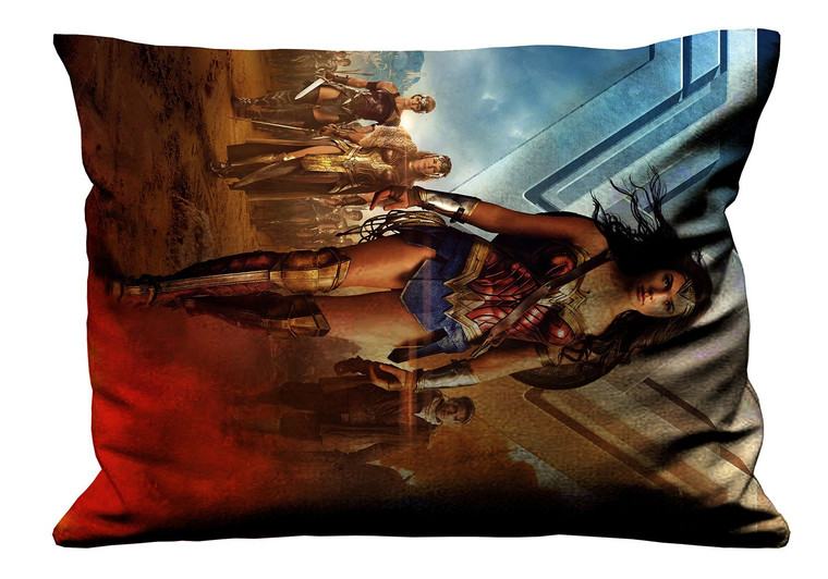 WONDER WOMAN LEAGUE Pillow Case Cover Recta