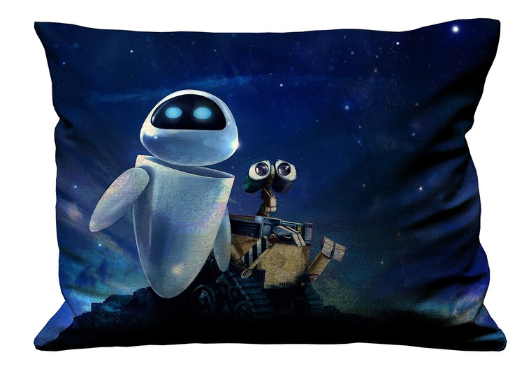 WALL E AND FRIEND Pillow Case Cover Recta