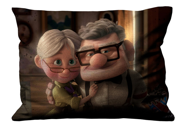 UP CARL AND ELLIE DISNEY Pillow Case Cover Recta