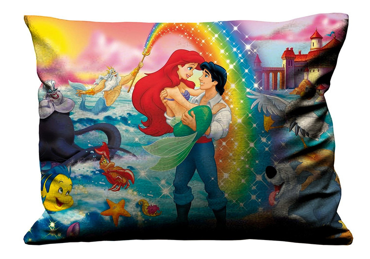 THE LITTLE MERMAID DISNEY Pillow Case Cover Recta