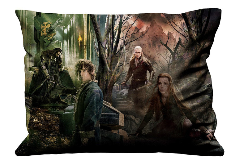 THE HOBBIT ADVENTURE Pillow Case Cover Recta