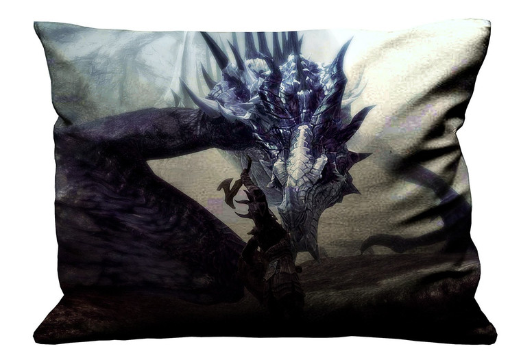 THE ELDER SCROLLS DRAGON Pillow Case Cover Recta