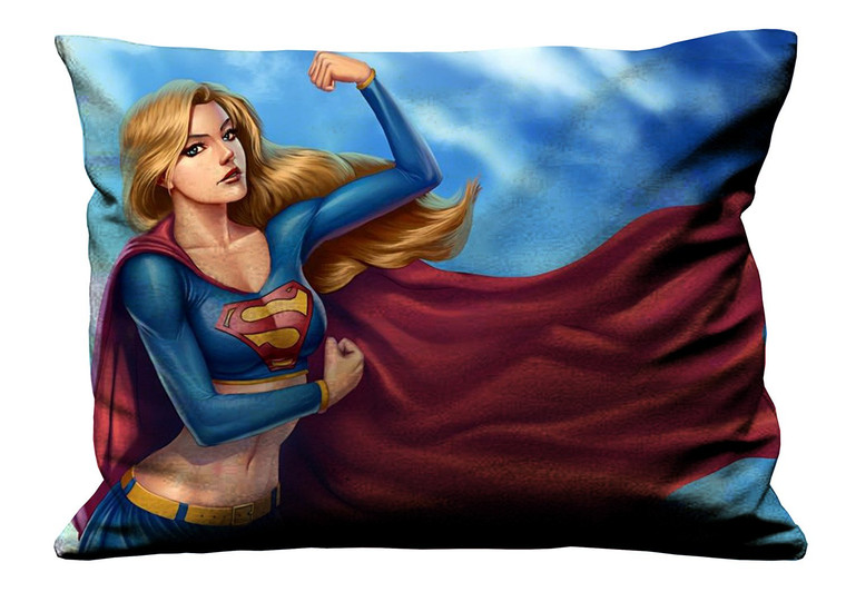 SUPER WOMEN CUTE Pillow Case Cover Recta