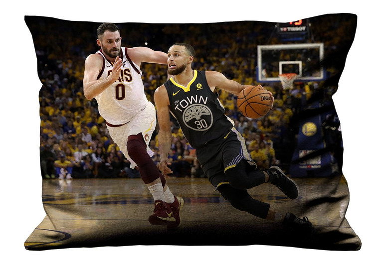 STEPH CURRY RUNNING CIRCLES Pillow Case Cover Recta