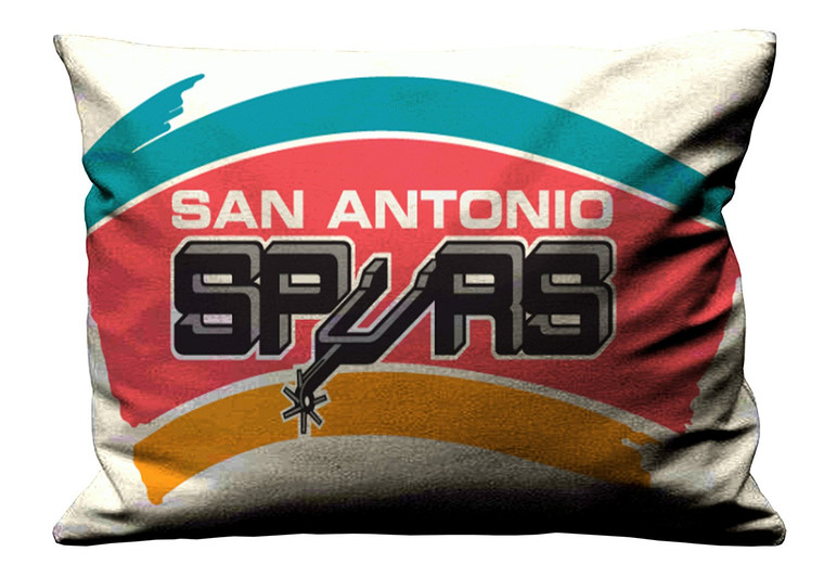 SAN ANTONIO SPURS WHITE Pillow Case Cover Recta SAN ANTONIO SPURS WHITE Pillow Case Cover Recta