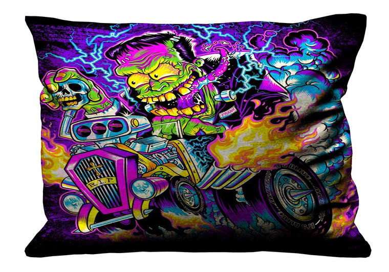 RAT FINK FRANKENSTEIN Pillow Case Cover Recta RAT FINK FRANKENSTEIN Pillow Case Cover Recta
