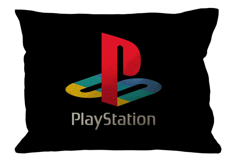 PLAYSTATION RETRO LOGO Pillow Case Cover Recta