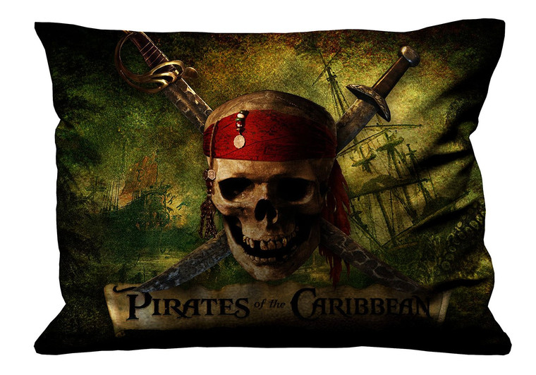 PIRATES OF THE CARIBBEAN Pillow Case Cover Recta PIRATES OF THE CARIBBEAN Pillow Case Cover Recta