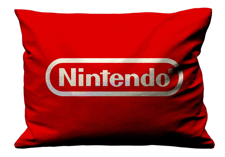NINTENDO RED LOGO Pillow Case Cover Recta NINTENDO RED LOGO Pillow Case Cover Recta