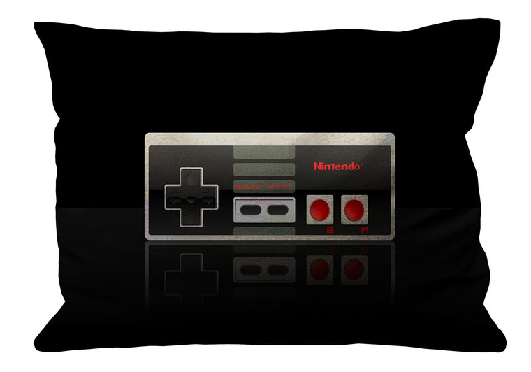NINTENDO CONTROLLER A Pillow Case Cover Recta NINTENDO CONTROLLER A Pillow Case Cover Recta