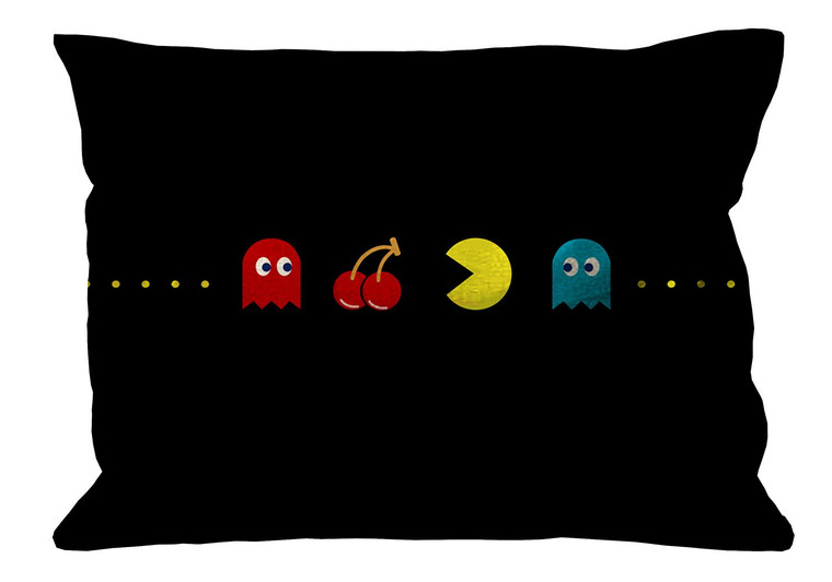 MR PACMAN Pillow Case Cover Recta
