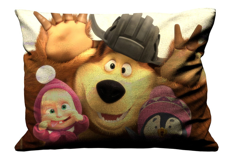 MASHA AND THE BEAR 2 Pillow Case Cover Recta MASHA AND THE BEAR 2 Pillow Case Cover Recta