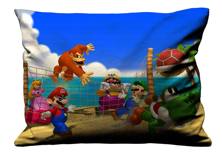 MARIO YOSHI PARTY FUN Pillow Case Cover Recta