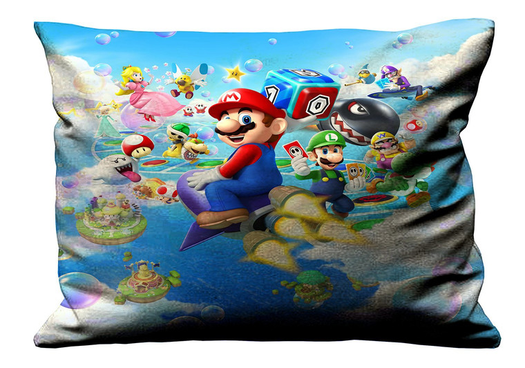 MARIO PARTY ISLAND Pillow Case Cover Recta