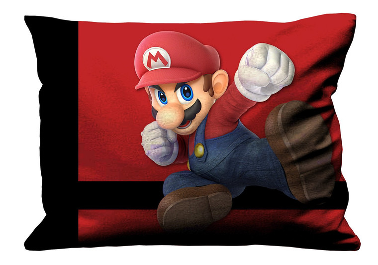 MARIO BROSS 2 Pillow Case Cover Recta MARIO BROSS 2 Pillow Case Cover Recta