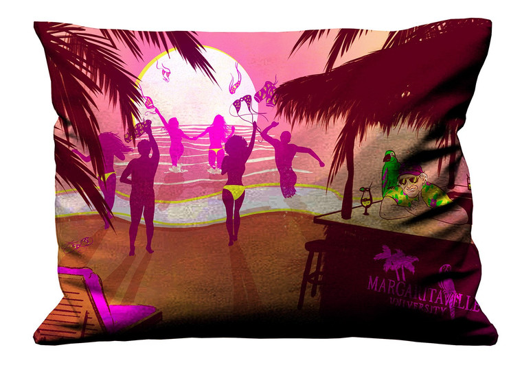 MARGARITAVILLE JIMMY BUFFET ART Pillow Case Cover Recta MARGARITAVILLE JIMMY BUFFET ART Pillow Case Cover Recta