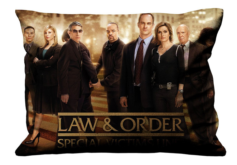 LAW AND ORDER SVU Pillow Case Cover Recta