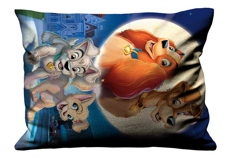 LADY AND TRAMP 2 ADVENTURE Pillow Case Cover Recta