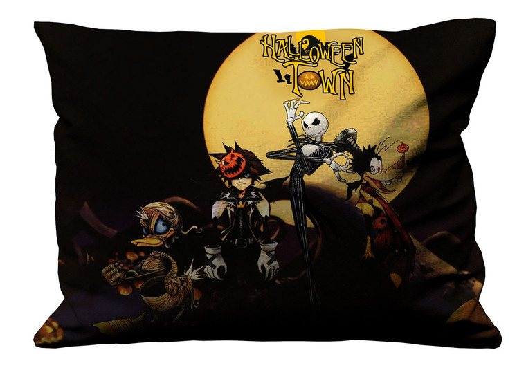 KINGDOM HEART HALLOWEEN Pillow Case Cover Recta