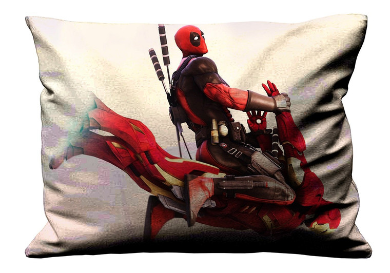 IRON MAN AND DEADPOOL Pillow Case Cover Recta