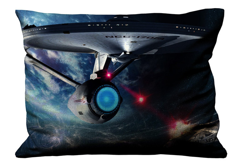 ENTERPRISE SPACESHIP STAR TREK Pillow Case Cover Recta
