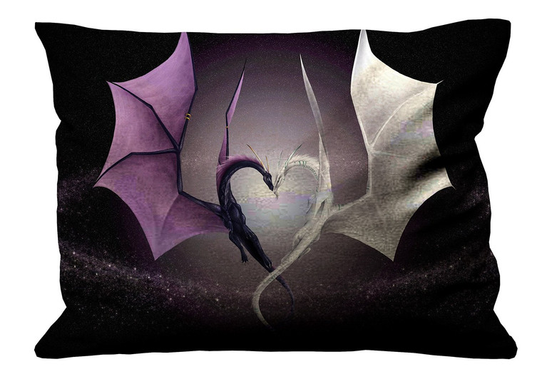 DRAGON HEART DESIGN Pillow Case Cover Recta