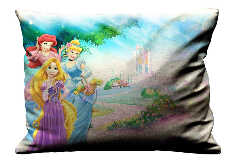 DISNEY PRINCES WHITE Pillow Case Cover Recta DISNEY PRINCES WHITE Pillow Case Cover Recta