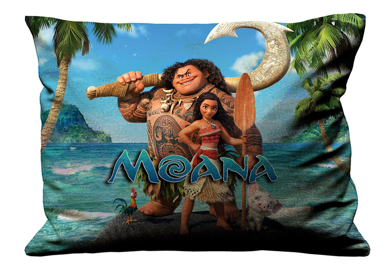 DISNEY MOANA AND FRIENDS Pillow Case Cover Recta
