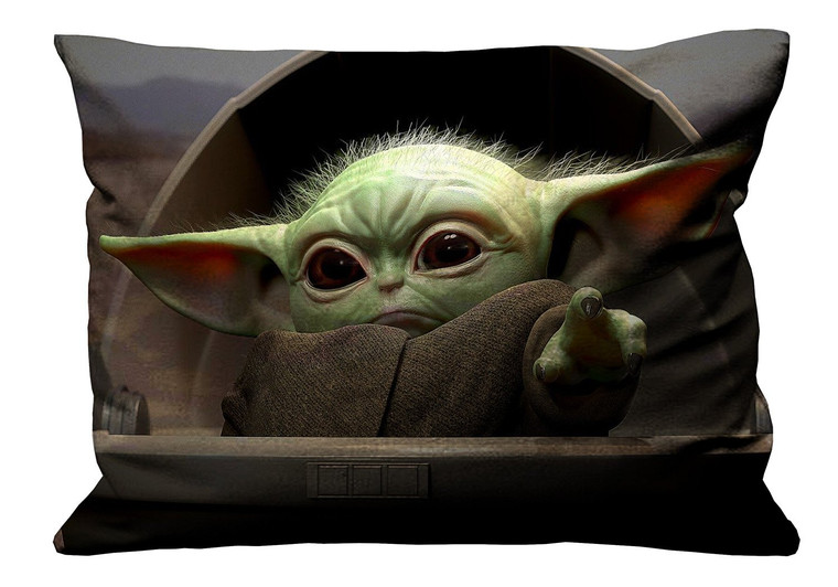 CUTE BABY YODA STAR WARS Pillow Case Cover Recta