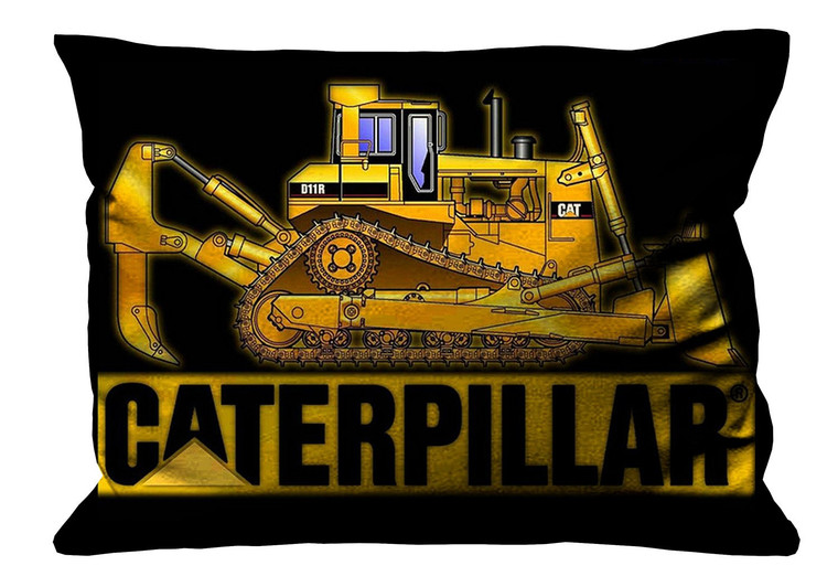 CAT CATERPILLAR TRUCK TRACKTOR Pillow Case Cover Recta CAT CATERPILLAR TRUCK TRACKTOR Pillow Case Cover Recta