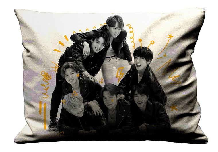 BTS MAP OF THE SOUL  Pillow Case Cover Recta BTS MAP OF THE SOUL  Pillow Case Cover Recta