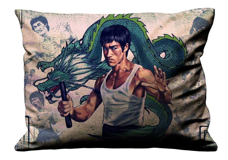 BRUCE LEE ART Pillow Case Cover Recta